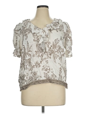 Ann Taylor LOFT Short Sleeve Blouse (view 1)