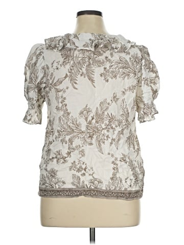 Ann Taylor LOFT Short Sleeve Blouse (view 2)