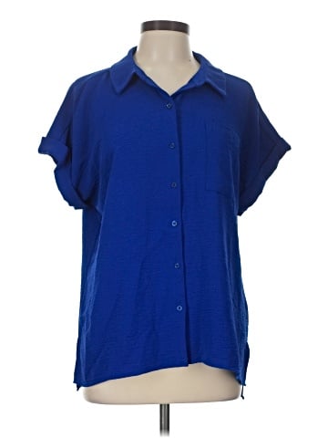 Calvin Klein Short Sleeve Blouse (view 1)