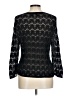 Vince. Chevron-herringbone Black Pullover Sweater Size L - photo 2