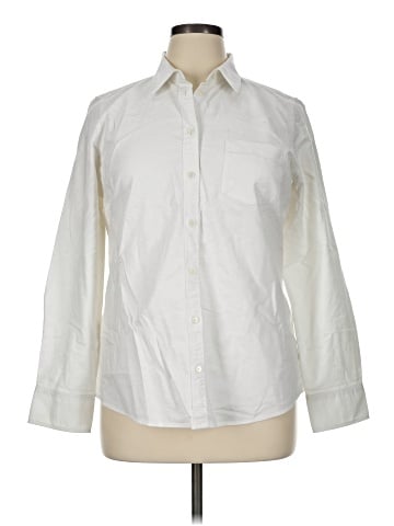 J.Crew Factory Store Long Sleeve Button-Down Shirt (view 1)
