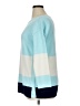 Talbots 100% Polyester Color Block Blue Pullover Sweater Size 1X - photo 5