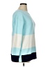 Talbots 100% Polyester Color Block Blue Pullover Sweater Size 1X - photo 4