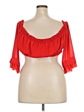 Choosy 3/4 Sleeve Blouse (view 2)