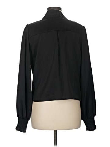 Aqua Long Sleeve Blouse (view 2)