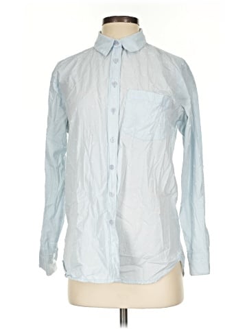 NY Collection Long Sleeve Button-Down Shirt (view 1)