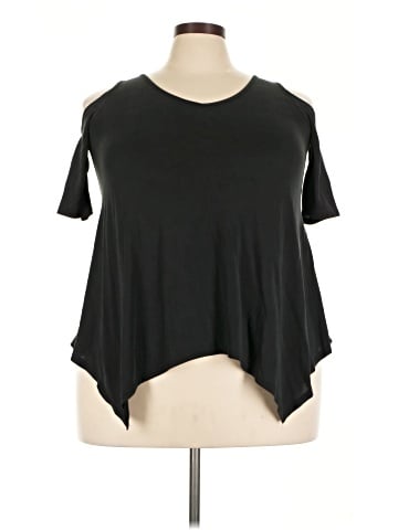 Aqua Short Sleeve Top (view 1)
