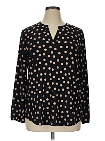 Anne Klein Long Sleeve Blouse (view 1)