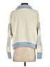 Altar'd State 100% Polyester Color Block Blue Ivory Pullover Sweater Size XS - photo 2