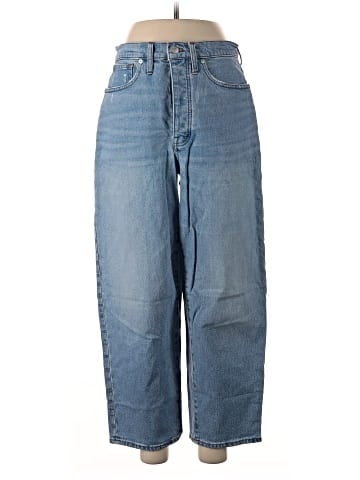 Madewell Balloon Jeans in Hewes Wash (view 1)