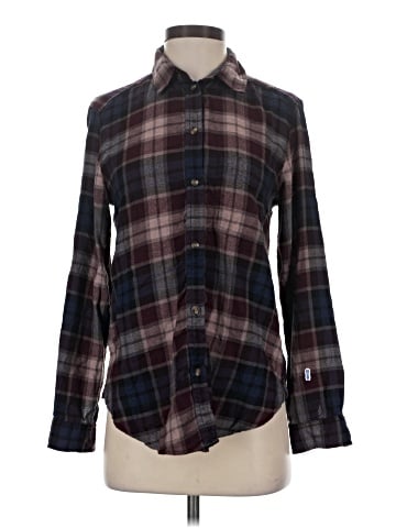 American Eagle Outfitters Long Sleeve Button-Down Shirt (view 1)