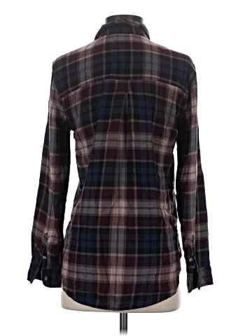 American Eagle Outfitters Long Sleeve Button-Down Shirt (view 2)