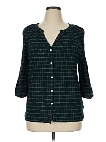 J.Jill 3/4 Sleeve Button-Down Shirt (view 1)