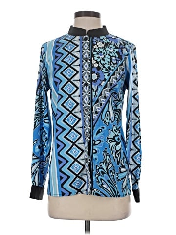 Bob Mackie Long Sleeve Blouse (view 1)