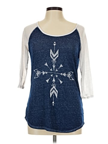 Maurices 3/4 Sleeve T-Shirt (view 1)