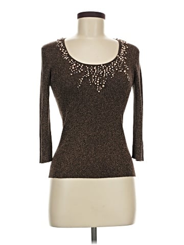 August Silk 3/4 Sleeve Top (view 1)