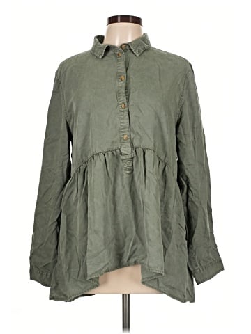 American Eagle Outfitters Long Sleeve Blouse (view 1)
