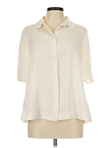 Emporio Armani 3/4 Sleeve Button-Down Shirt (view 1)