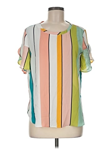 Ann Taylor LOFT Outlet Short Sleeve Blouse (view 1)