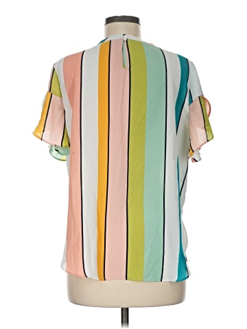 Ann Taylor LOFT Outlet Short Sleeve Blouse (view 2)