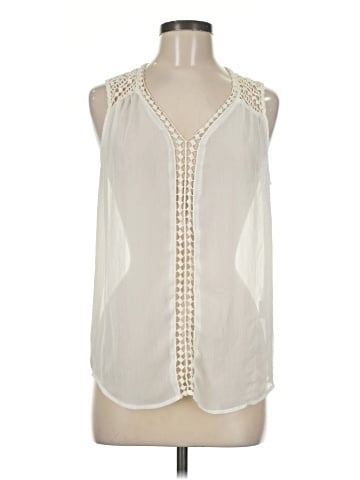 Rose + Olive Sleeveless Blouse (view 1)
