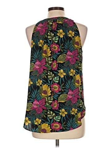 Rose + Olive Sleeveless Blouse (view 2)