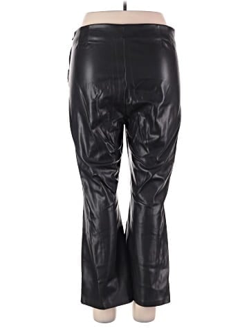Zara Faux Leather Pants (view 2)
