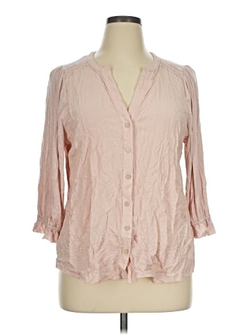 Democracy 3/4 Sleeve Blouse (view 1)