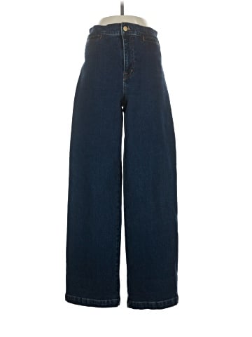 Madewell The Emmett Wide-Leg Jean in Leffers Wash: Welt Pocket Edition (view 1)