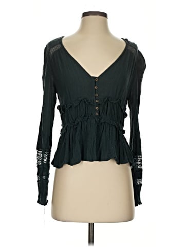 American Eagle Outfitters Long Sleeve Blouse (view 1)