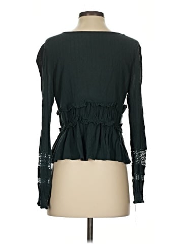 American Eagle Outfitters Long Sleeve Blouse (view 2)