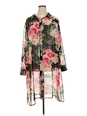Calvin Klein 3/4 Sleeve Blouse (view 1)