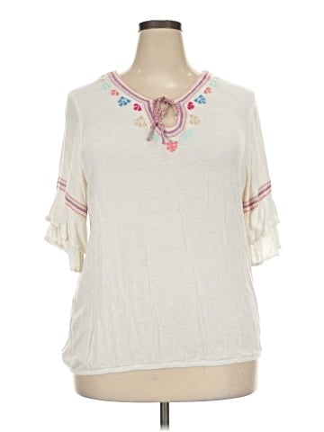Democracy Short Sleeve Blouse (view 1)