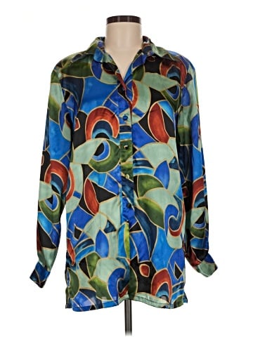 Christie & Jill Long Sleeve Blouse (view 1)