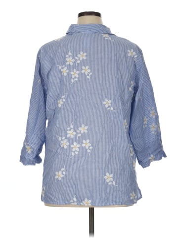 Alfred Dunner 3/4 Sleeve Button-Down Shirt (view 2)