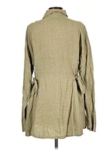 Flax Long Sleeve Button-Down Shirt (view 2)