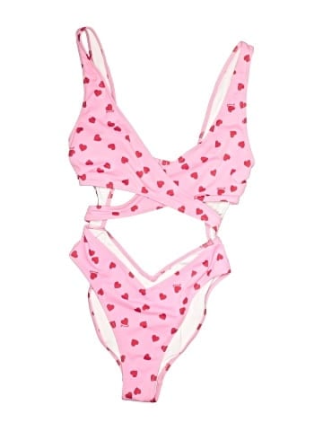Pink Two Piece Swimsuit (view 1)