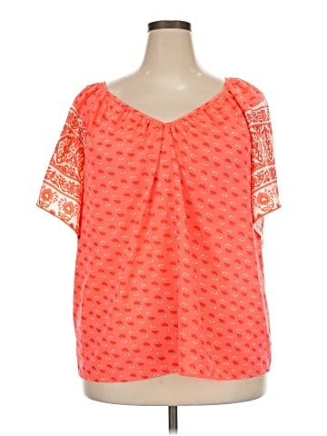 Lane Bryant Short Sleeve Blouse (view 1)