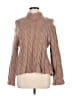 Theory Solid Tan Wool Pullover Sweater Size L - photo 1