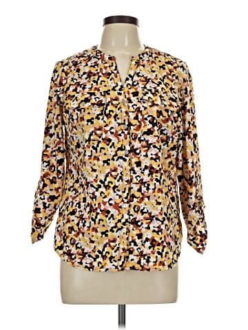 Notations 3/4 Sleeve Blouse (view 1)