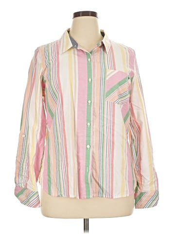 Tommy Hilfiger Long Sleeve Button-Down Shirt (view 1)