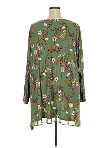 LOGO by Lori Goldstein 3/4 Sleeve Blouse (view 2)