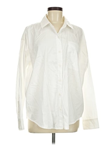 American Eagle Outfitters Long Sleeve Button-Down Shirt (view 1)