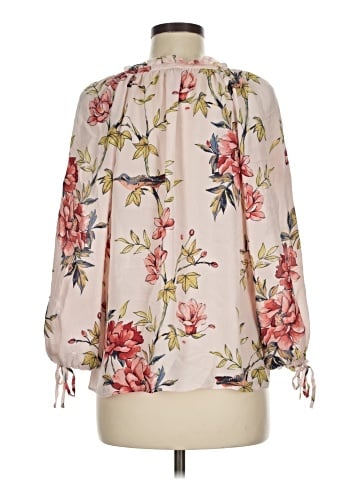Joie 3/4 Sleeve Silk Top (view 2)