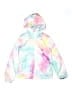 Justice 100% Polyester Tie-dye White Jacket Size 10 - photo 1