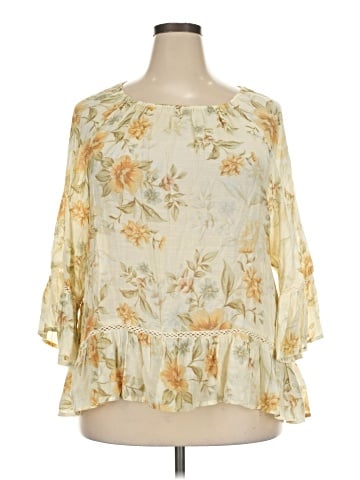 Zac & Rachel 3/4 Sleeve Blouse (view 1)