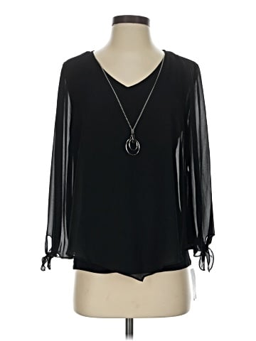 JM Collection Long Sleeve Blouse (view 1)