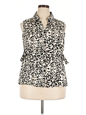 Carole Little Sleeveless Blouse (view 1)