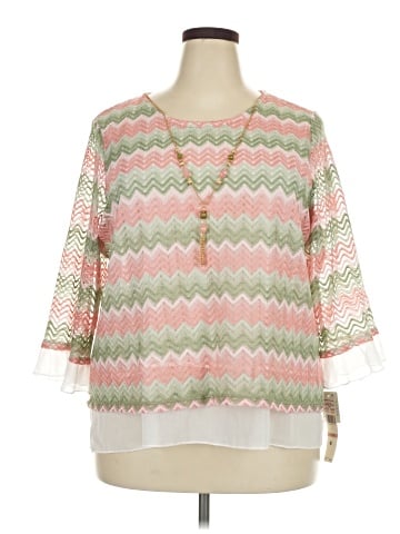 Alfred Dunner 3/4 Sleeve Blouse (view 1)