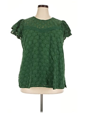 Lane Bryant Short Sleeve Blouse (view 1)